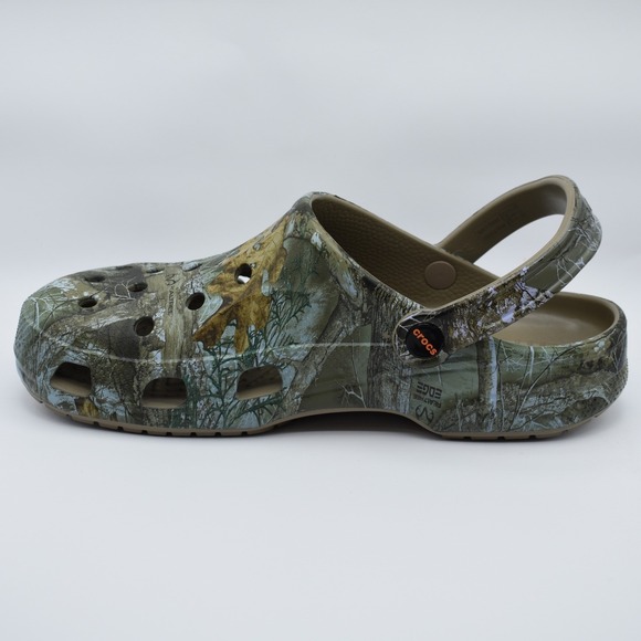 Crocs Baya Realtree APX Edge Camo Clogs Size Mens 9 / Womens 11 210511-90H NEW main image 12